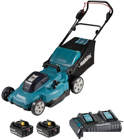 Газонокосилка Makita DLM538CT2 (с 2-мя АКБ)- фото