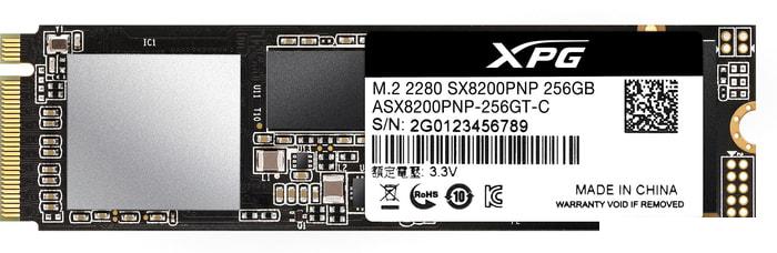 SSD A-Data XPG SX8200 Pro 256GB ASX8200PNP-256GT-C- фото2