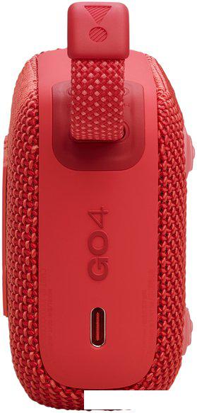 Беспроводная колонка JBL Go 4 (красный)- фото4