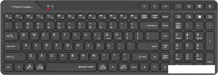 Клавиатура A4Tech Fstyler FBK27C AS (черный)- фото