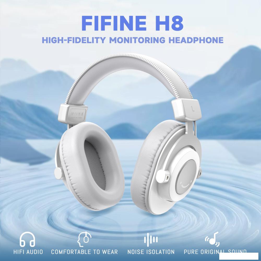 Наушники FIFINE H8 (белый)- фото3