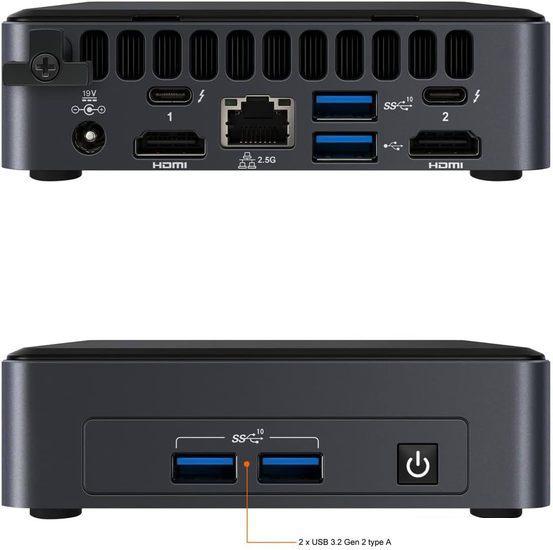 Компактный компьютер Intel NUC 11 Pro Kit BNUC11ATKPE0000- фото3