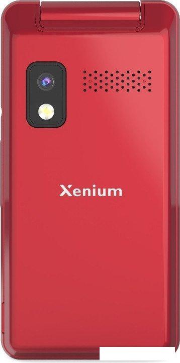 Кнопочный телефон Xenium X600 (красный)- фото4