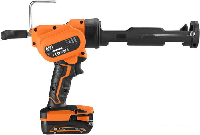 Пистолет для герметика AEG Powertools BKP18C2-310-0 (без АКБ)- фото4