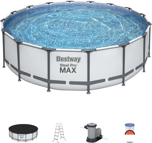 Каркасный бассейн Bestway Steel Pro Max 5612Z (488x122)- фото