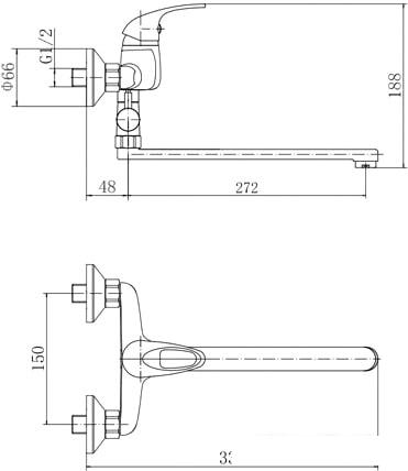 Смеситель Fashun A2115- фото2