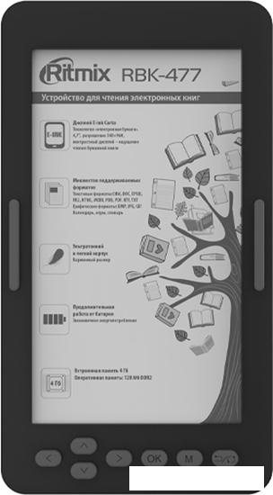 Электронная книга Ritmix RBK-477- фото