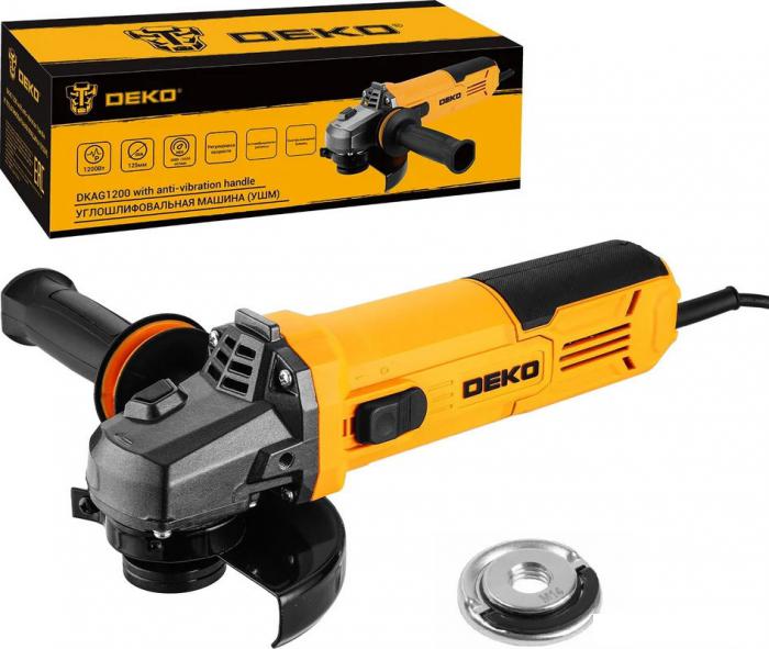 Угловая шлифмашина Deko DKAG1200 085-1008