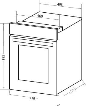 Электрический духовой шкаф HOMSair OEF451WH- фото2