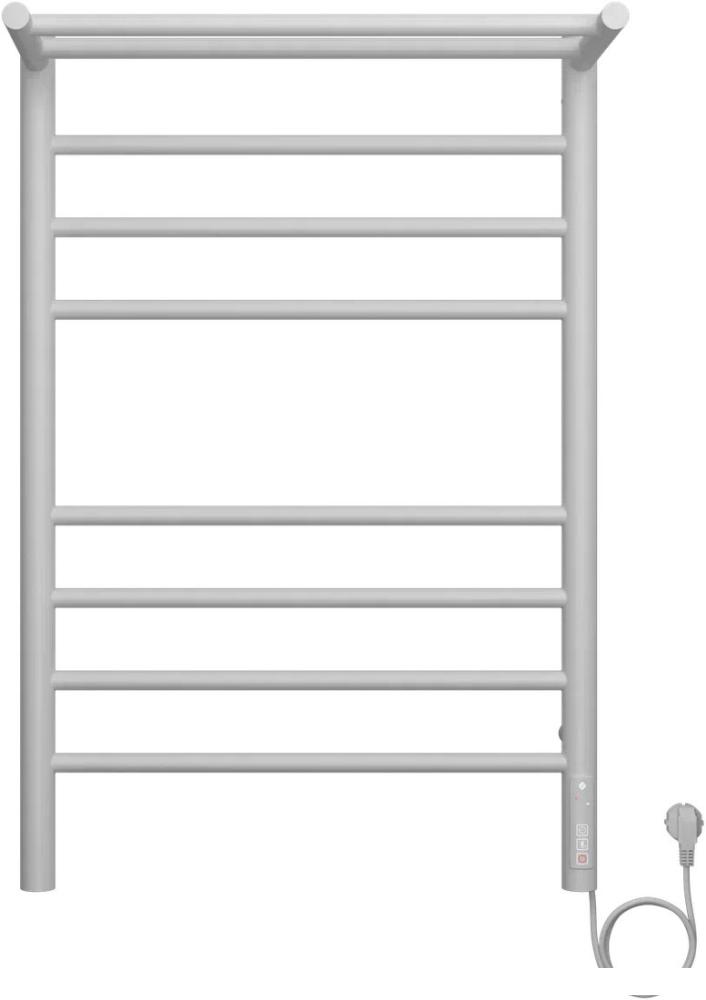 Полотенцесушитель TERMINUS Аврора П8 500х800 с полкой quick touch RAL 9003 (матовый белый)