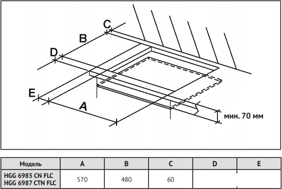 Варочная панель Korting HGG 6985 CN FLC- фото4
