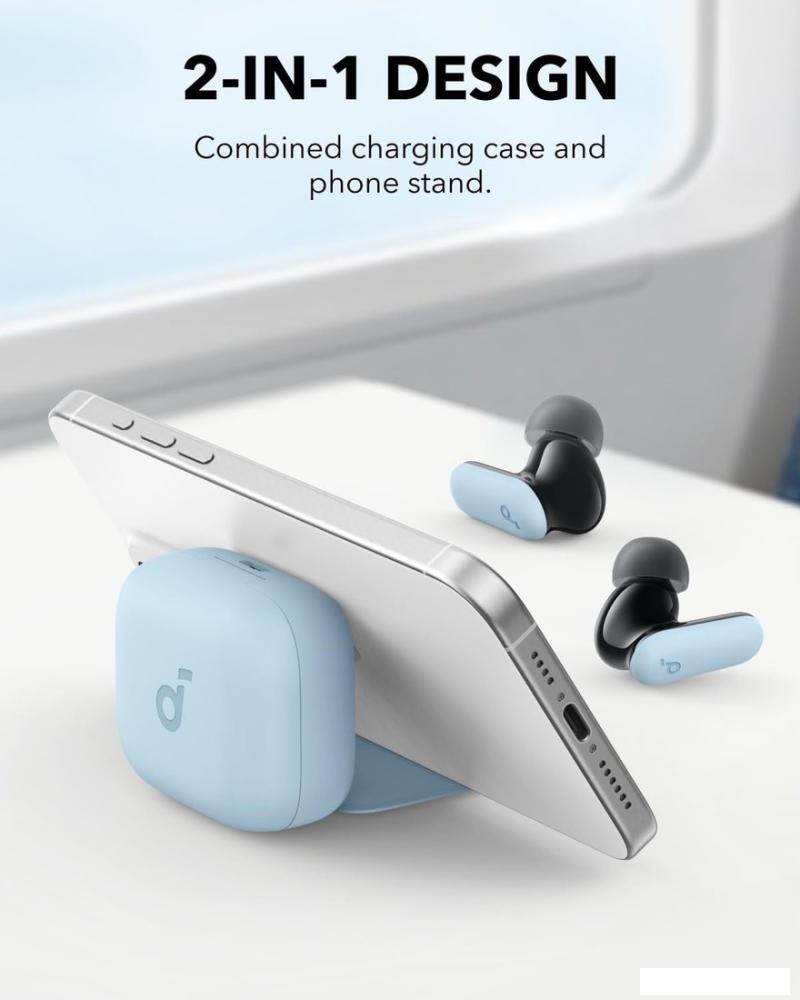 Наушники Anker Soundcore P30i (голубой)- фото2