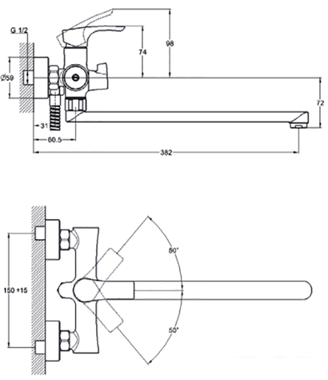 Смеситель Solone FAB7-A020- фото2