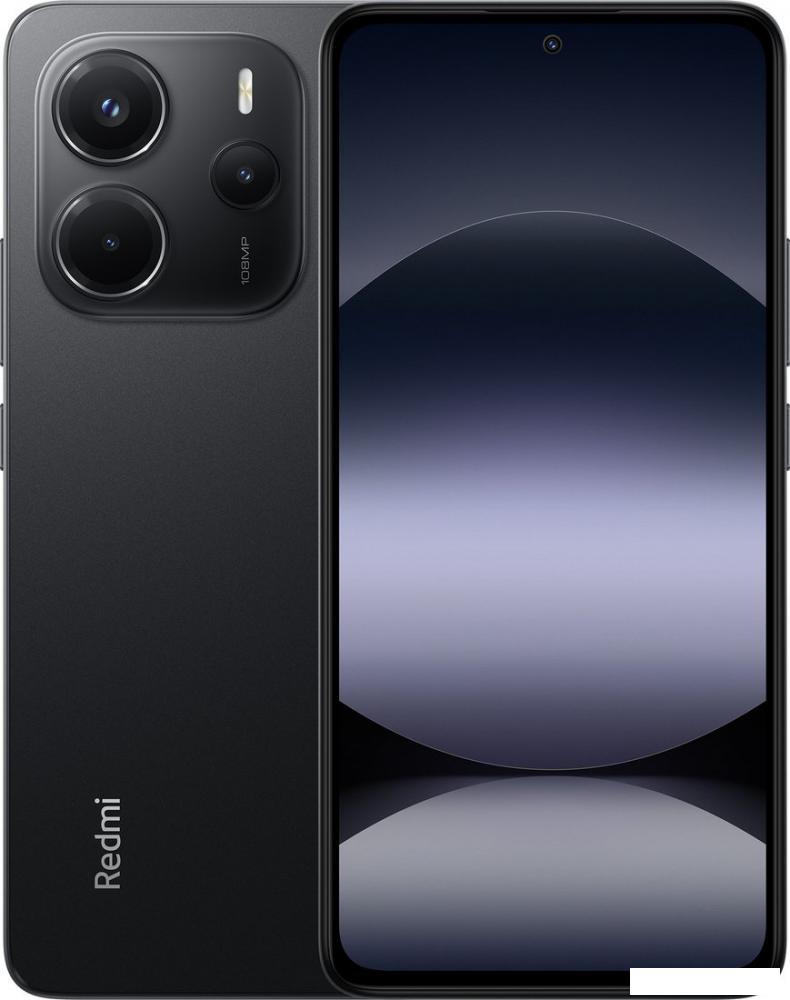 Смартфон Xiaomi Redmi Note 14 6GB/128GB международная версия (черный)- фото
