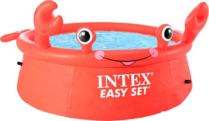 Надувной бассейн Intex Easy Set Веселый Краб 26100 (183х51)- фото