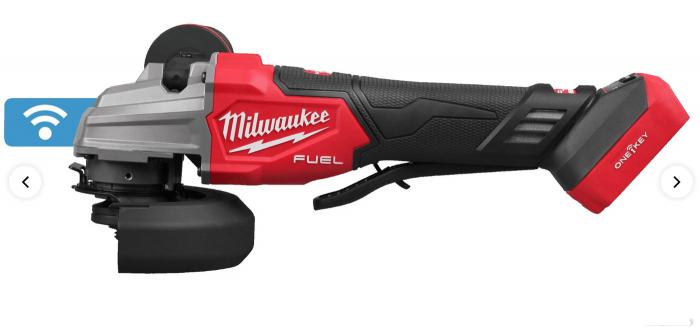 Угловая шлифмашина Milwaukee M18 Fuel One-Key M18FSAGSVO125X-0X 4933493552 (без АКБ, кейс)- фото2
