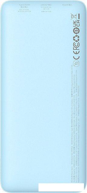 Внешний аккумулятор Baseus Airpow Fast Charge Power Bank 20W 10000mAh (голубой)- фото2