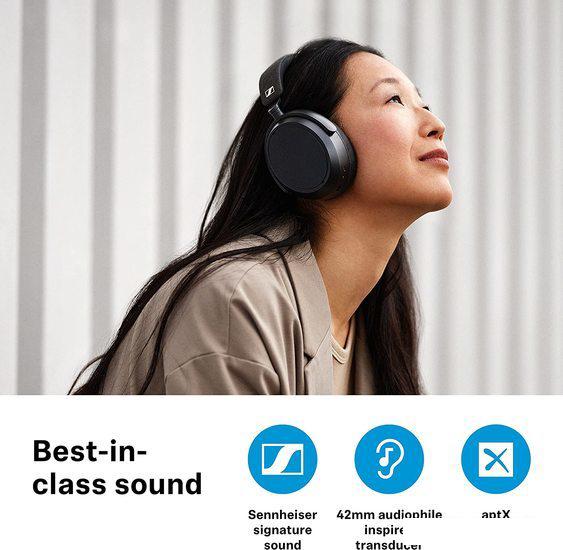 Наушники Sennheiser Momentum 4 Wireless (белый)- фото2