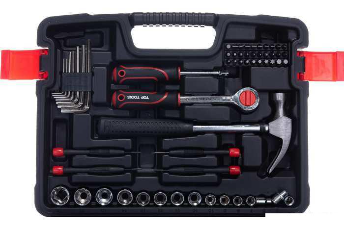 Универсальный набор инструментов TopTools 38D500 (73 предмета)- фото4