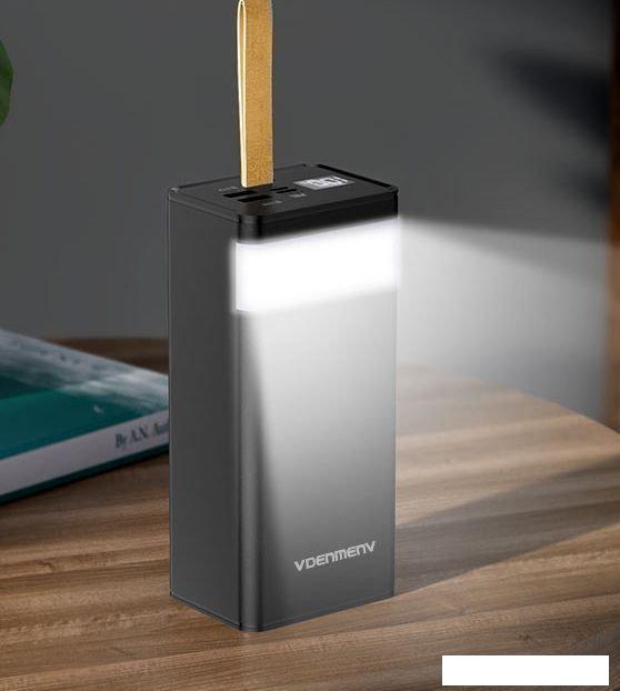 Внешний аккумулятор VDENMENV DP23 40000mAh (черный)- фото2