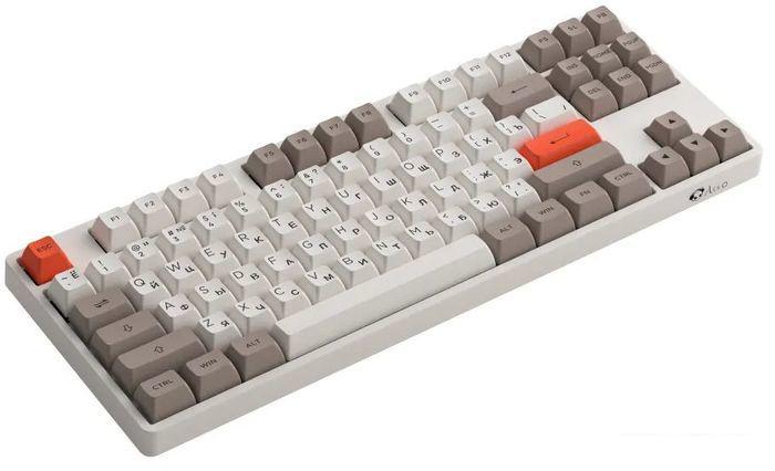 Клавиатура Akko 5087S White (Akko Cream Yellow V3)- фото2