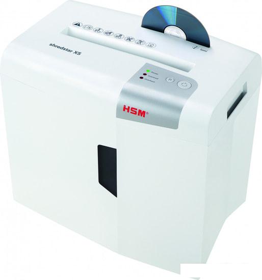 Шредер HSM shredstar X5 (4.5x30 мм, белый)- фото3