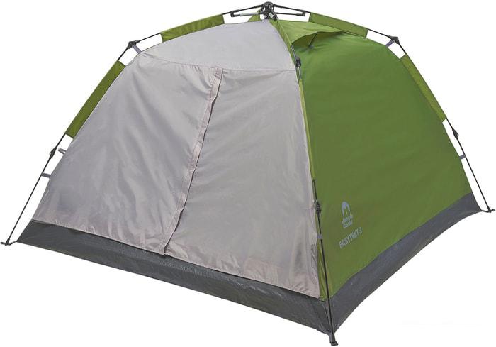 Треккинговая палатка Jungle Camp Easy Tent 3 (зеленый/серый)- фото4