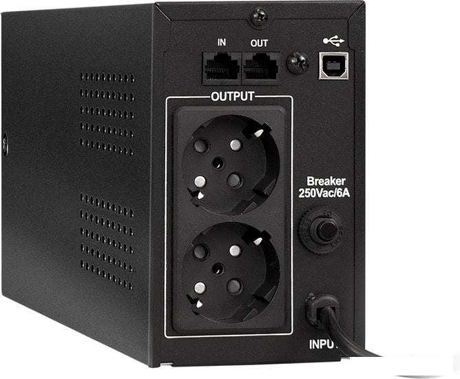 Источник бесперебойного питания ExeGate SpecialPro Smart LLB-600.LCD.AVR.EURO.RJ.USB- фото2