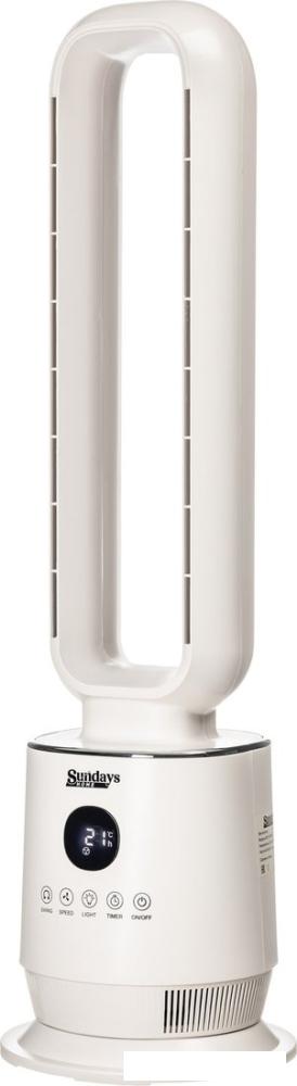 Безлопастной вентилятор Sundays Home NDY-EF601R (белый)- фото