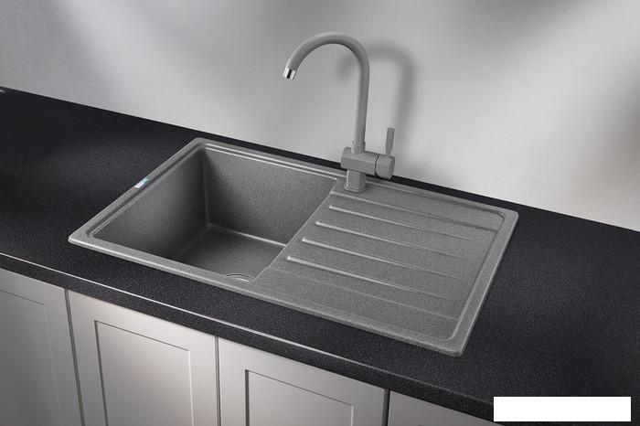 Кухонная мойка Granula ST-7602 (графит)- фото2