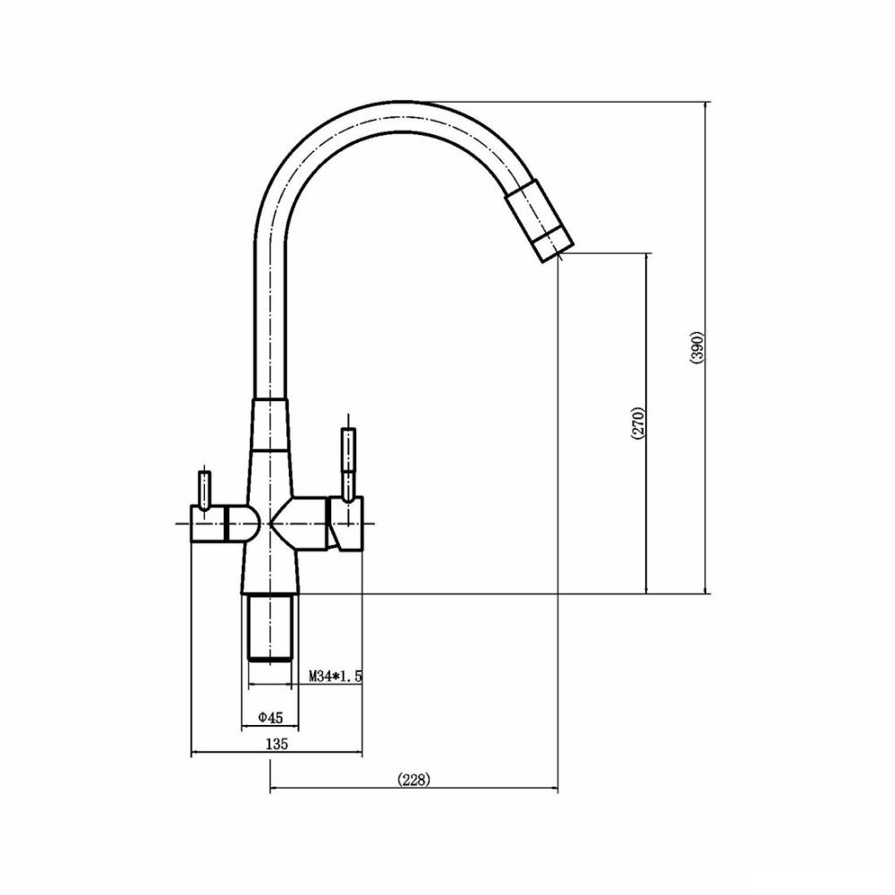 Смеситель Fashun A54029-7- фото2
