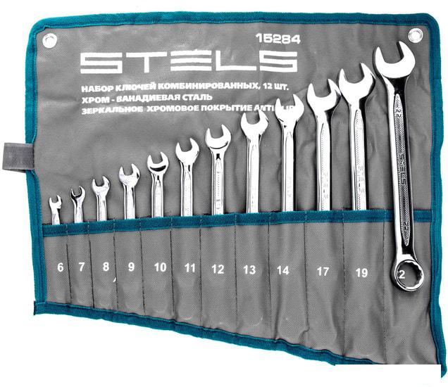 Набор ключей Stels 15284 (12 предметов)- фото