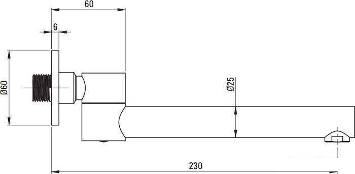 Излив Deante Cascada NAC 087K- фото2