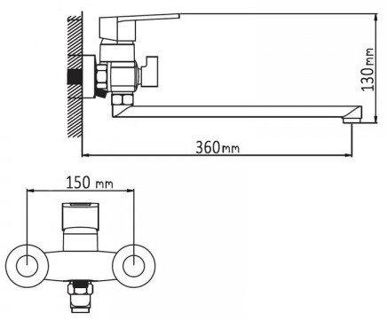 Смеситель Wisent WP2230-6- фото2