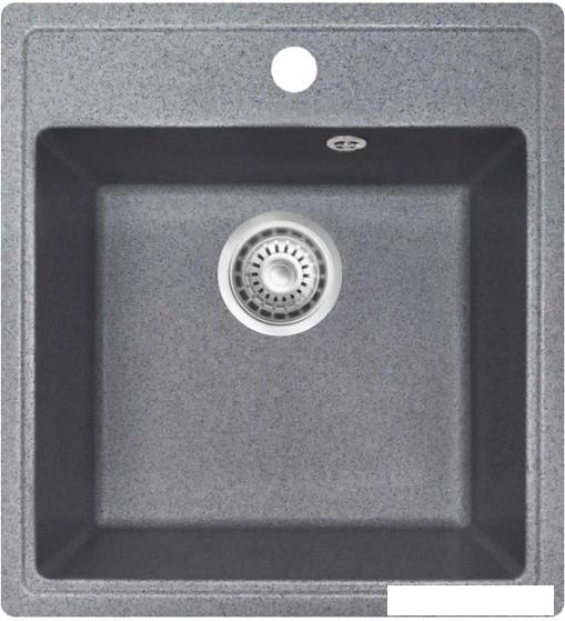 Кухонная мойка Granrus GR-460 (темно-серый)- фото