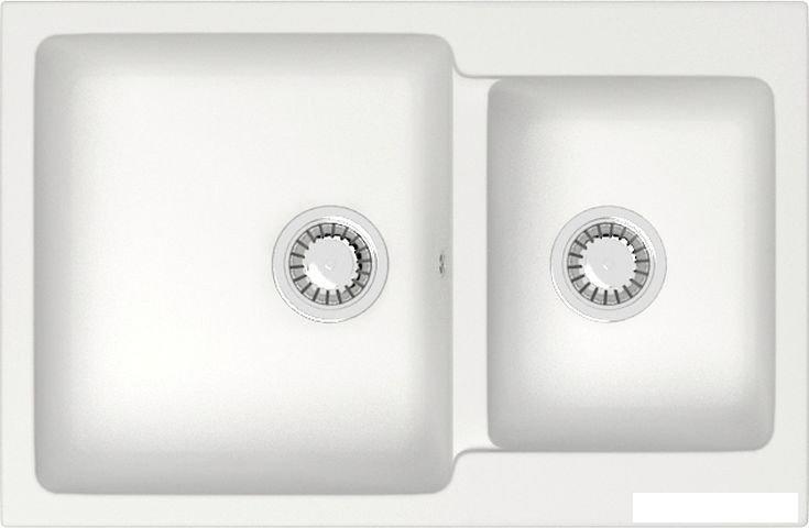 Кухонная мойка MARRBAXX Карельский камень модель 191/G31 (белый)