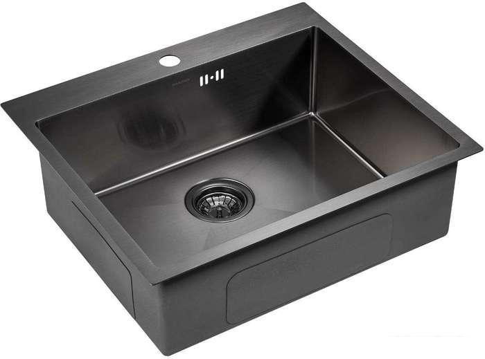 Кухонная мойка Paulmark PM215951-GM- фото2
