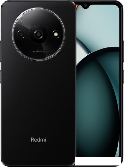 Смартфон Xiaomi Redmi A3 4GB/128GB международная версия (полуночный черный)- фото