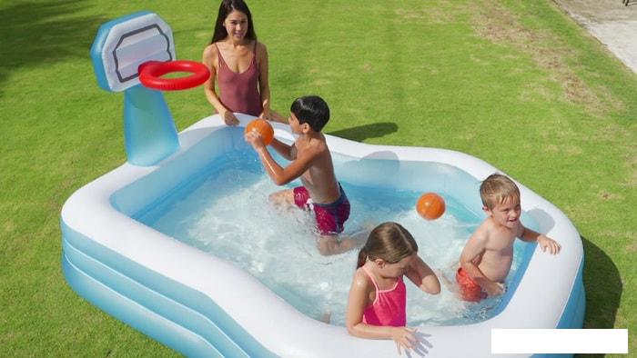 Надувной бассейн Intex Shootin Hoops 57183 (257х188х130)- фото2
