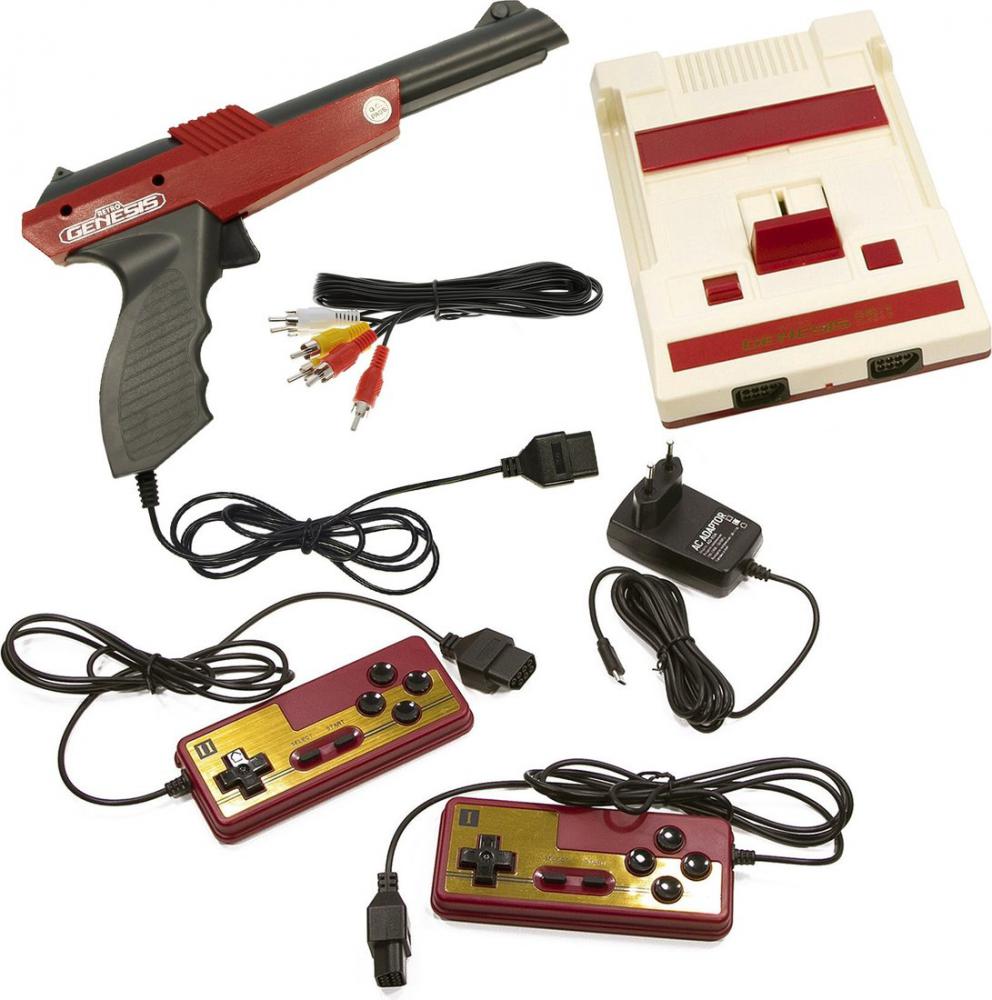 Игровая приставка Retro Genesis 8 Bit Lasergun (2 проводных геймпада, световой пистолет, 450 игр)- фото3