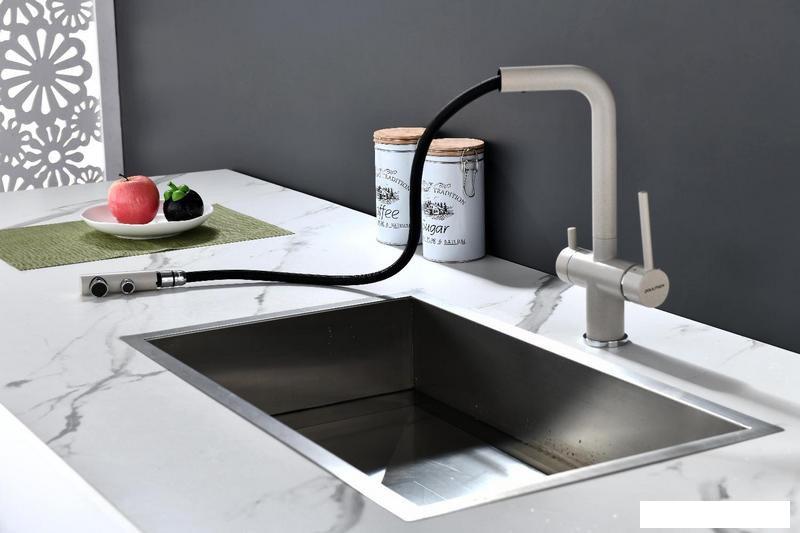 Смеситель Paulmark Serpentine Se213222-BE (бежевый)- фото3