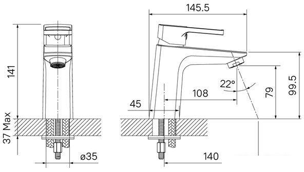 Смеситель IDDIS Bild BILSB00i01- фото4