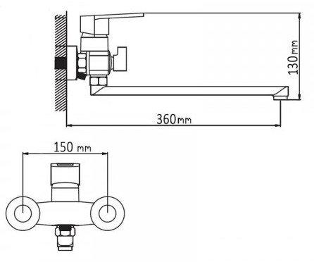 Смеситель Wisent WP2230-7- фото2