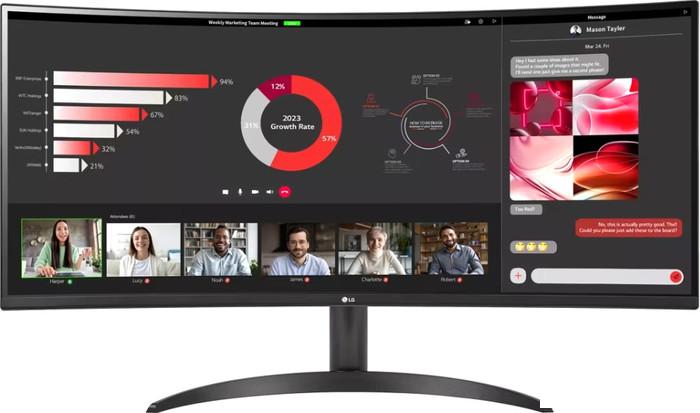 Монитор LG UltraWide 34WR50QC-B- фото