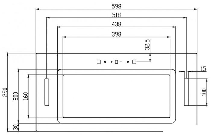 Кухонная вытяжка Schtoff Sesto 60 (нержавеющая сталь)- фото2