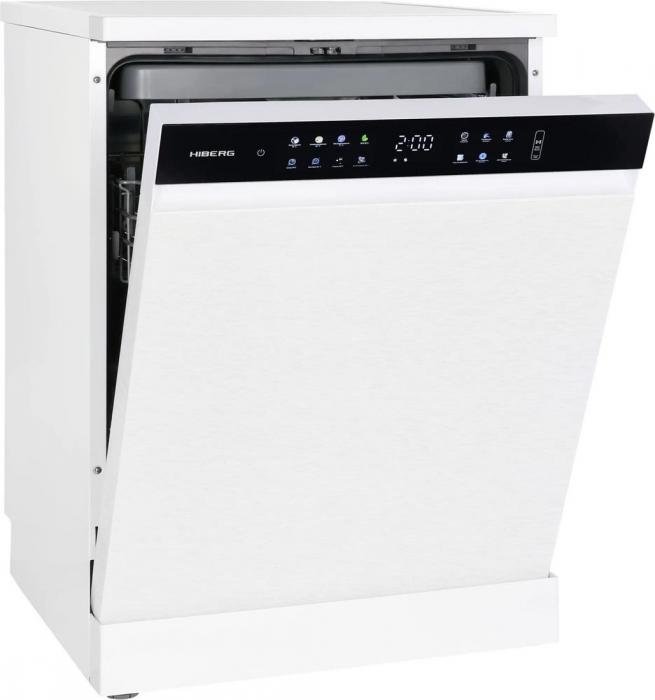 Отдельностоящая посудомоечная машина Hiberg F68 1530 LW- фото4