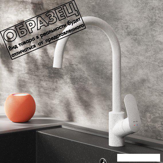 Кухонная мойка Berge BR-5850 + смеситель AM.PM Like F8007133 (серый)- фото4