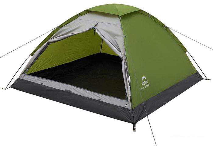 Треккинговая палатка Jungle Camp Lite Dome 2 (зеленый/серый)- фото3