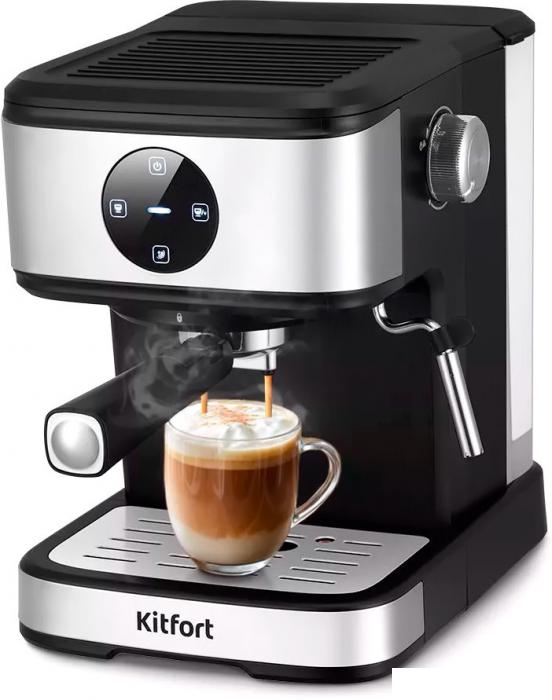 Рожковая кофеварка Kitfort KT-7224- фото