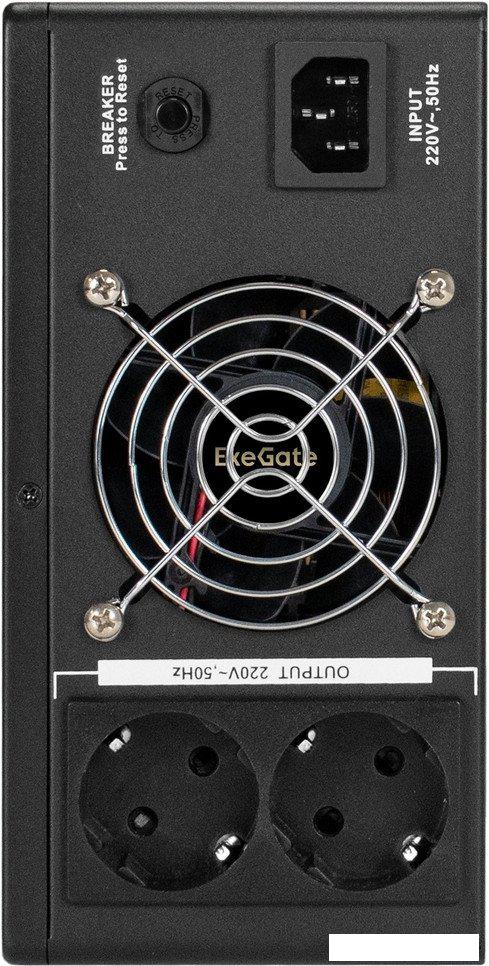Источник бесперебойного питания ExeGate IdealSine SR-1000.LCD.2SH EX295993RUS- фото4